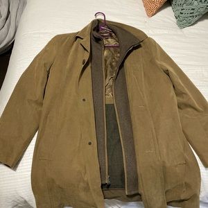 Johnston & Murphy MODERN TWILL RAINCOAT